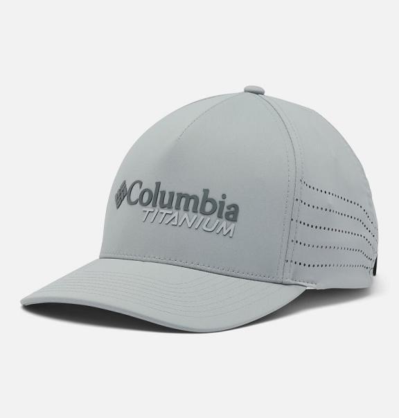 Columbia Titanium Baseball Cap Men Grey USA (US1909266)